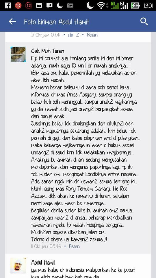 (HELP/SHARE) Nenek Aminah 12 Tahun Jadi TKW