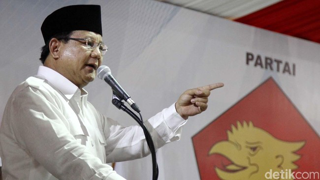Prabowo Subianto : Naikkan Statusnya Jadi Bencana Nasional !!