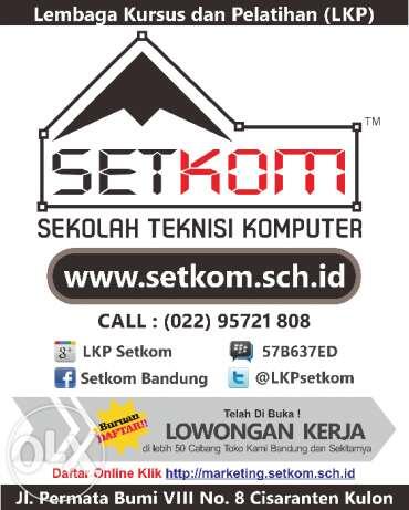 Kursus teknisi Laptop dan free training weekend