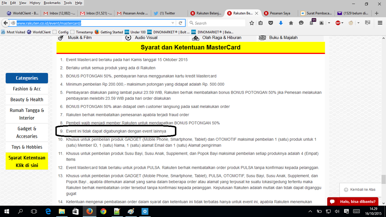 Merasa TERTIPU belanja di Rakuten Indonesia