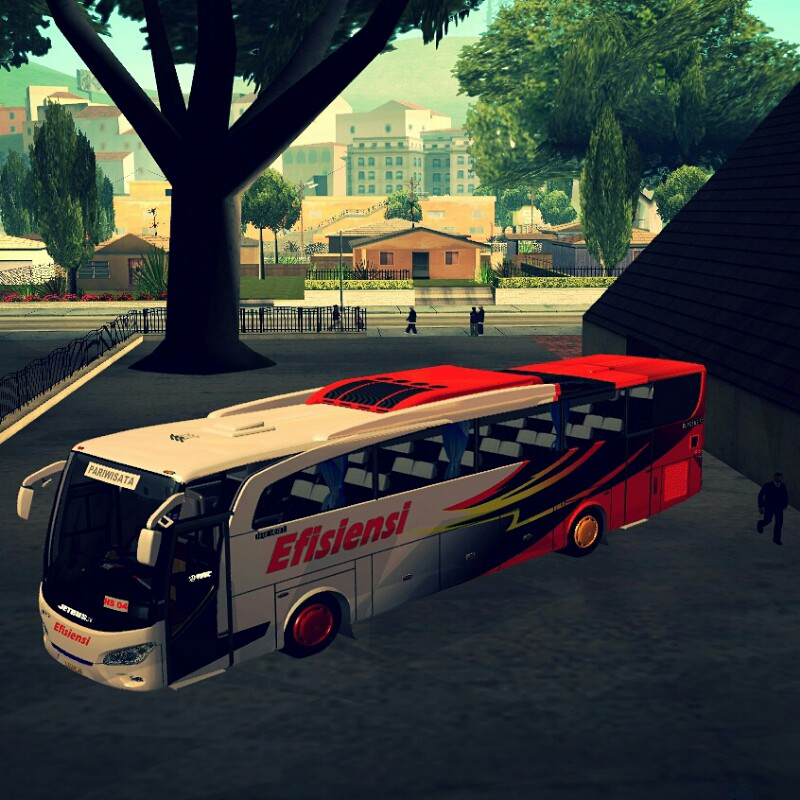 Bagi yang suka Bus GTA San Andreas, ini ada Modif Bus-Bus Indonesia