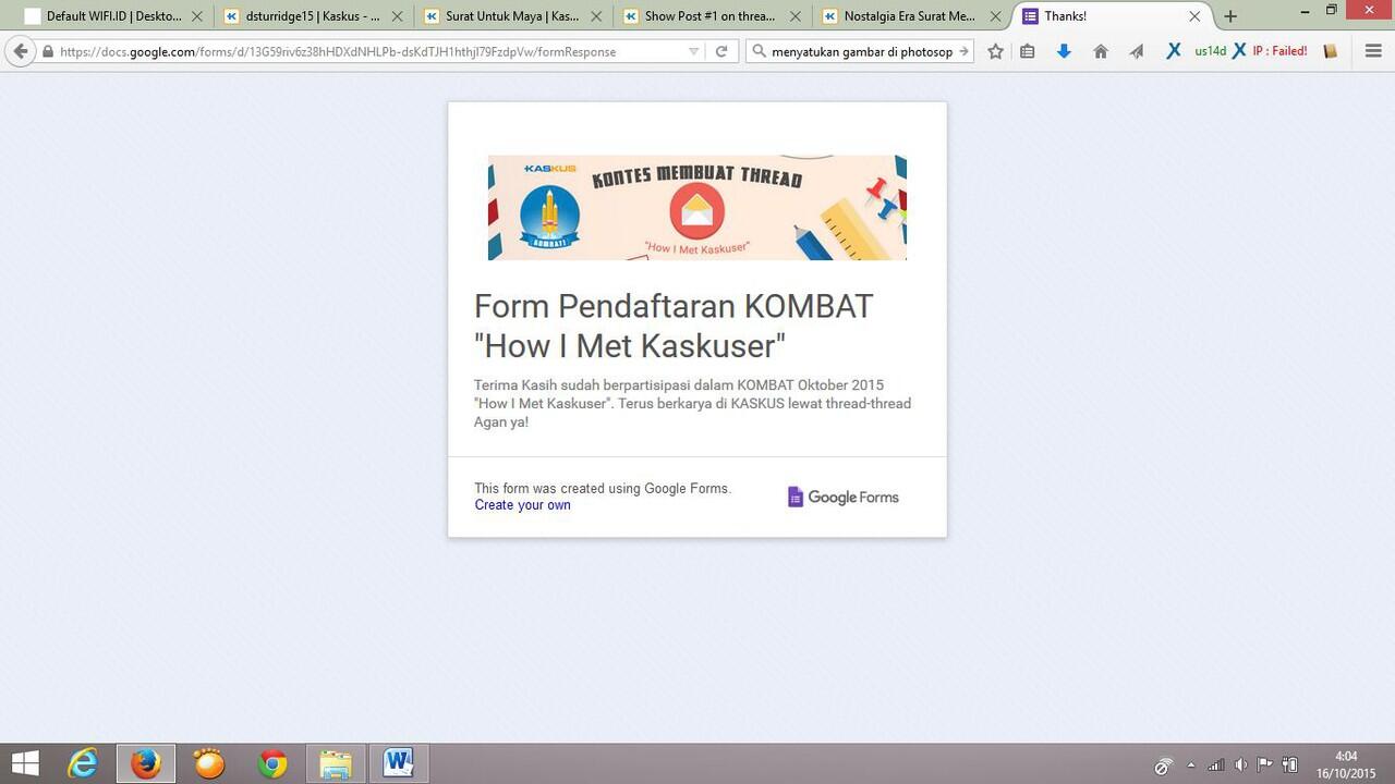 &#91;KOMBAT&#93; Surat Untuk Maya