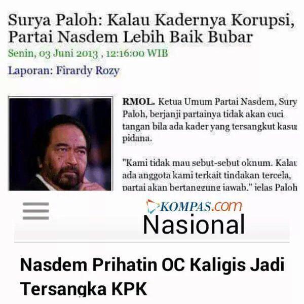 Rio Patrice Capella Tersangka, KPK Ungkap Indikasi Keterlibatan Partai Nasdem