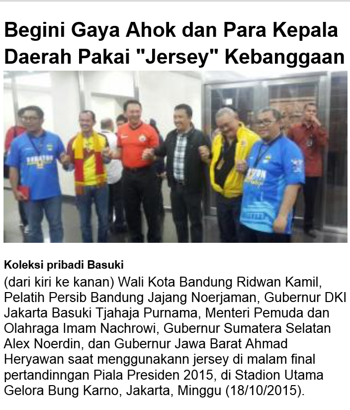 Persib Bandung Juara Piala Presiden 2015