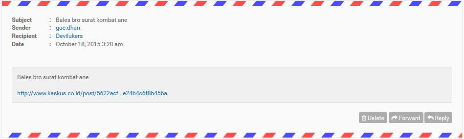 Surat Terima Kasih untuk Kawan.