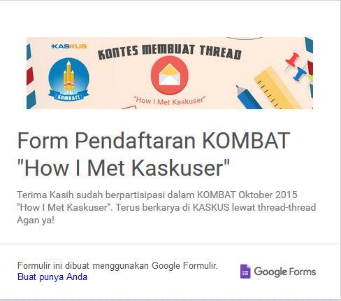 Surat Terima Kasih untuk Kawan.