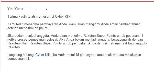 Kecewa dengan Promo diskon 50% + 20% di RAKUTEN.CO.ID