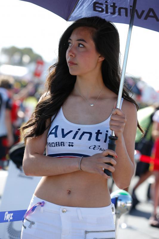 Paddock Girl Moto GP 2015 GP Philip Island Australia