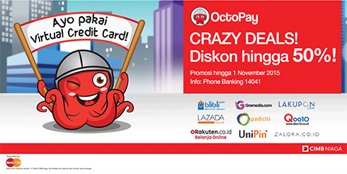 VCC / VCN / OCTOPAY CIMB NIAGA MENGECEWAKAN