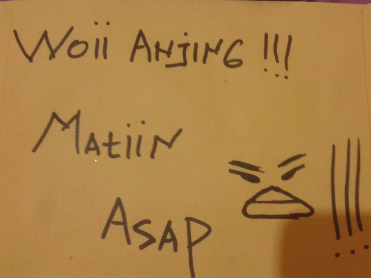 Surat terbuka buat si tolol