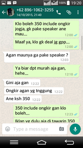 SURAT TERBUKA untuk pemilik nomor 089610623255 a.k.a Rizal Maulana