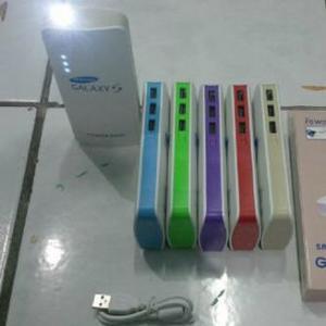 PowerBank Samsung 168.000Mah 3 Out put Bahan Kulit