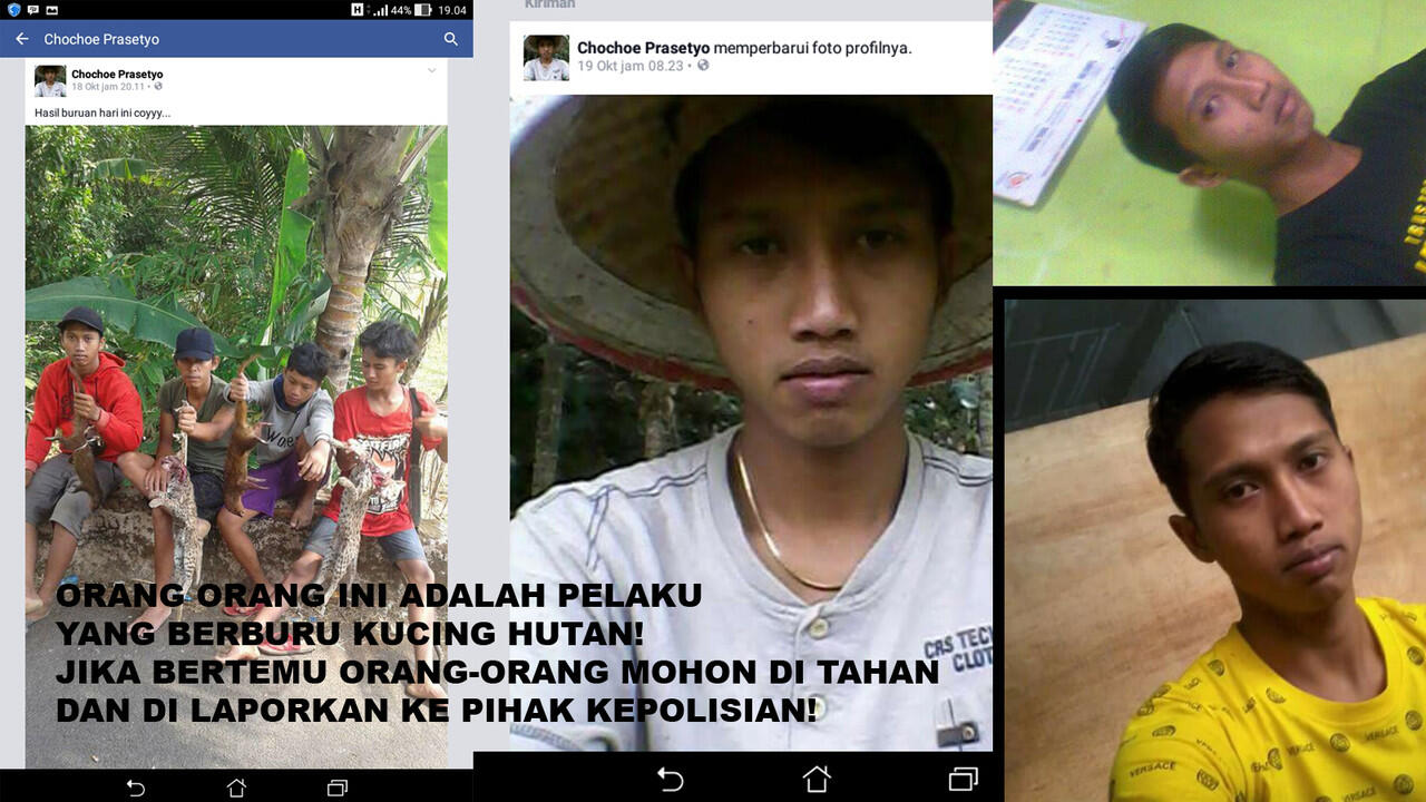 SALAH SATU OKNUM PEMBURU KUCING HUTAN (MONGGO DI INGET WAJAH ORANG INI)