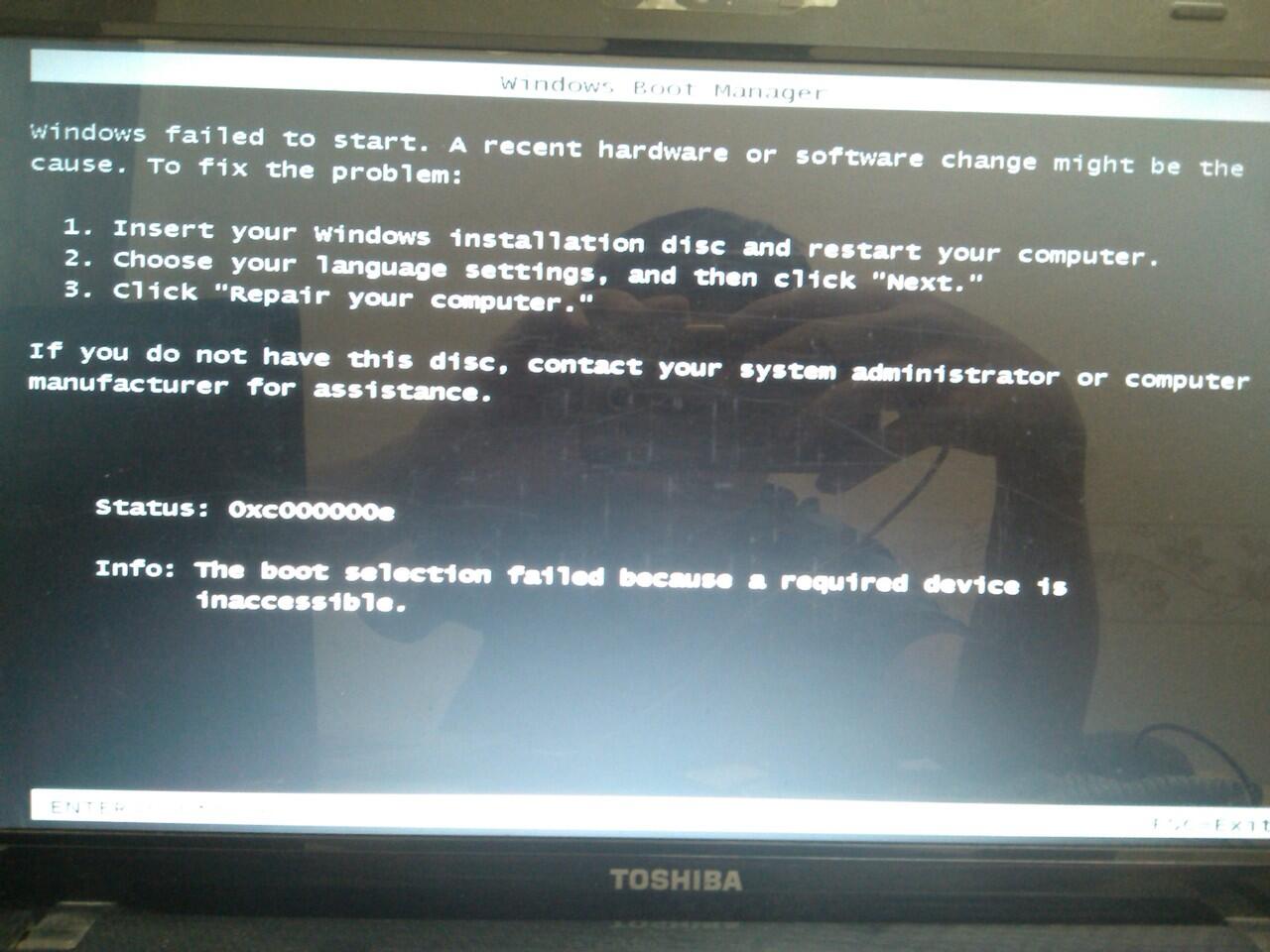 Laptop engga bisa di install ulang....