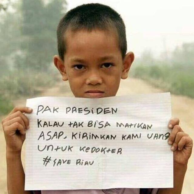 Pak Jokowi, Selamat Nikmati Asap Sumatra