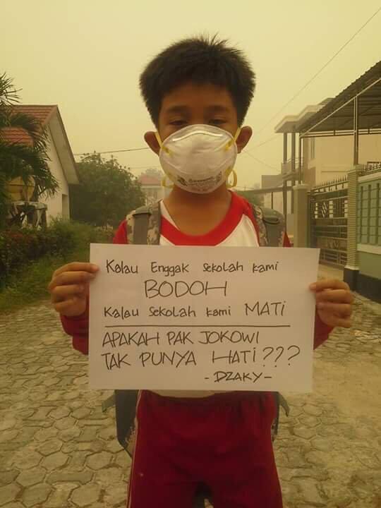 Pak Jokowi, Selamat Nikmati Asap Sumatra
