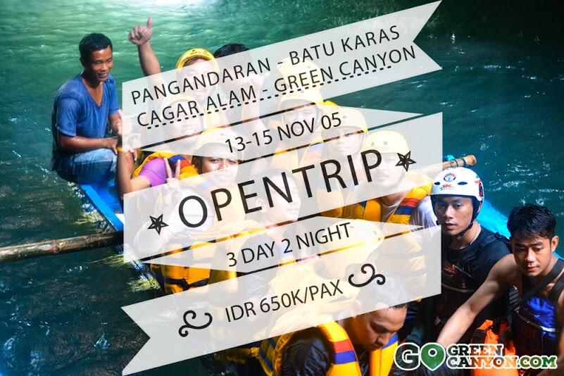 Open trip Amazing Green Canyon 13-15 november 2015