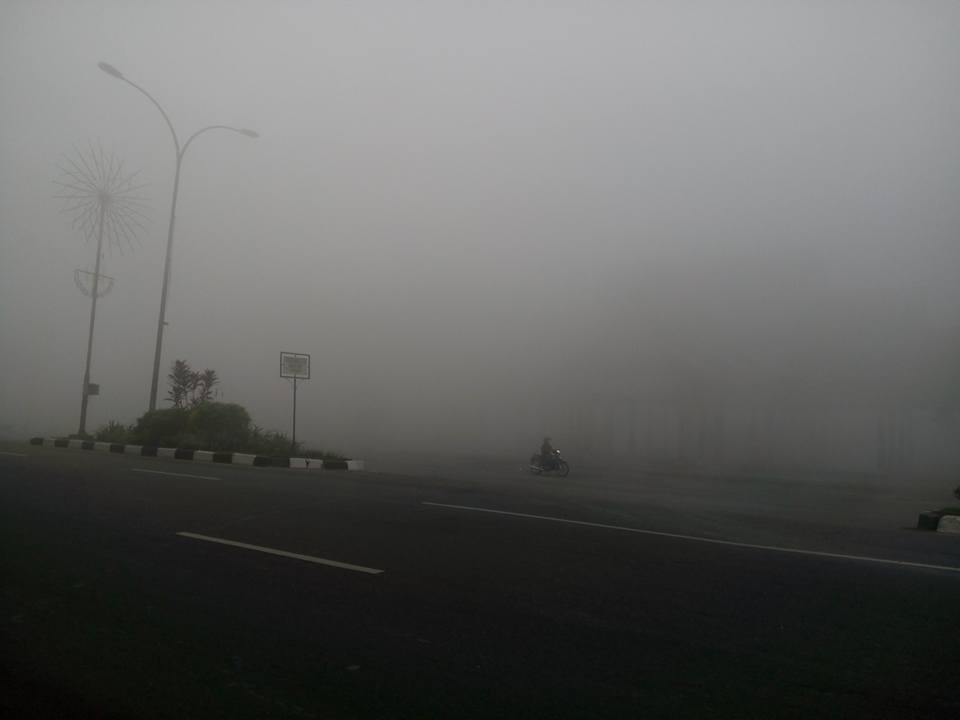 Kabut asap pekanbaru tambah parah gan