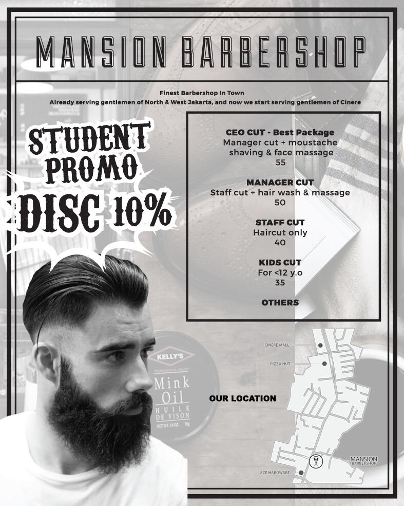 Barbershop Baru di CINERE (Keren Gan !!!)