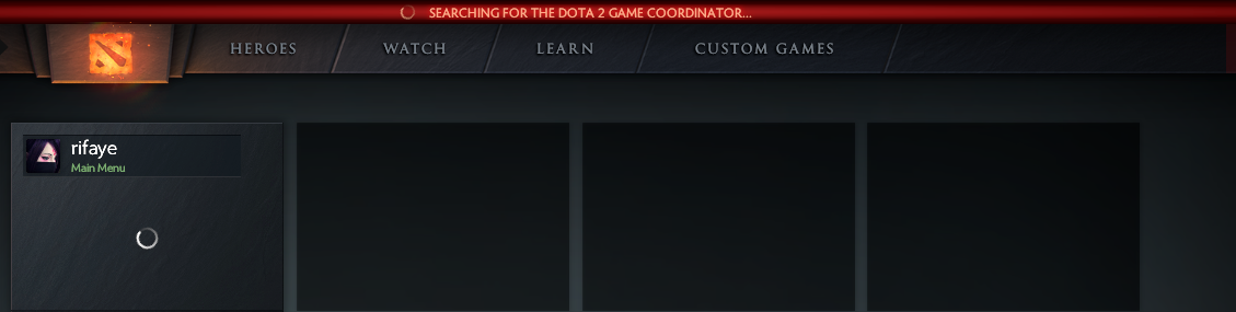 Searching Dota 2 Coordinator... <- Apaan ini yak?