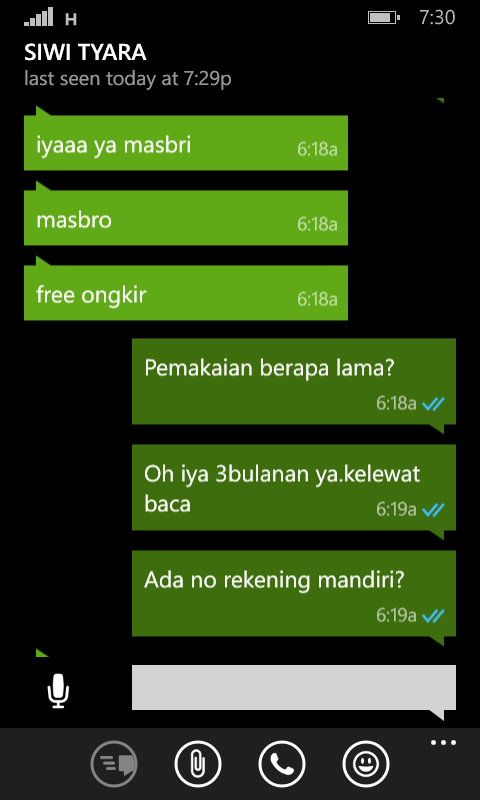 Penipuan Modem Bolt Slim an FAISAL RIZKI HABIB