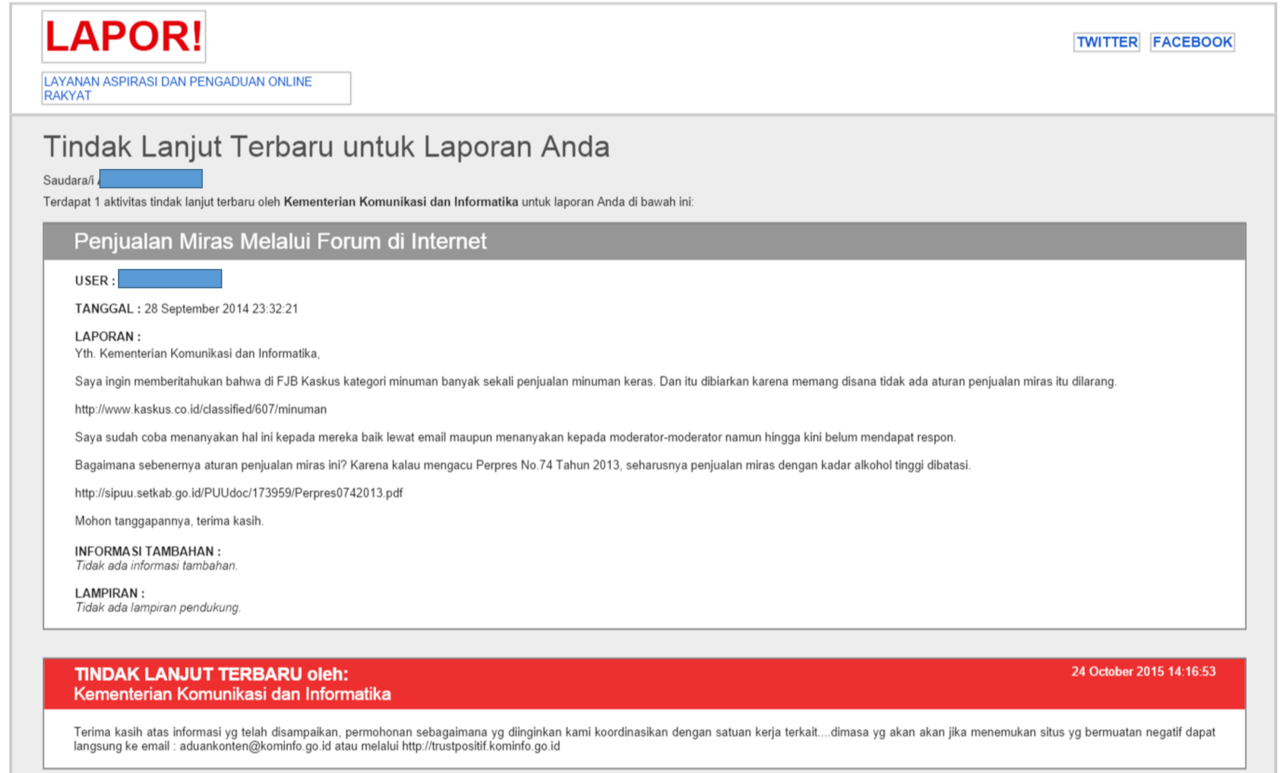 &#91;Surat terbuka untuk Kaskus&#93; Bagaimana aturan penjualan miras di FJB Kaskus?!