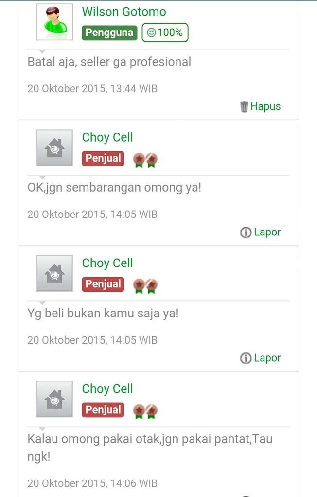 Jangan belanja sama seller ga tau malu, penipu dan psikopat