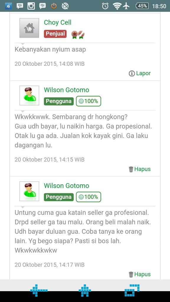 Jangan belanja sama seller ga tau malu, penipu dan psikopat