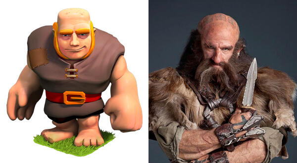 ini dia selebritis yang mirip dengan character di game COC