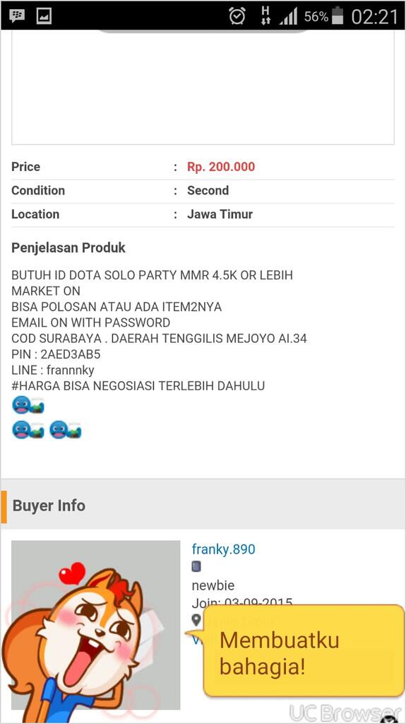 Help ane gan, ini org penipu atau bukan di FJB !! Mohon masukannya.