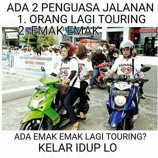 Kumpulan Meme Lucu Pengendara Motor yang Ada di Indonesia