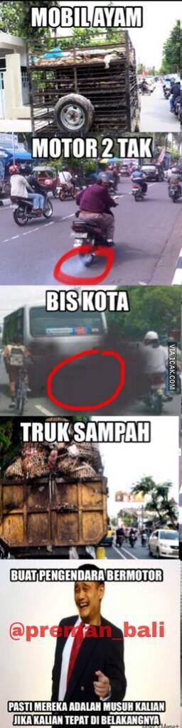 Kumpulan Meme Lucu Pengendara Motor yang Ada di Indonesia