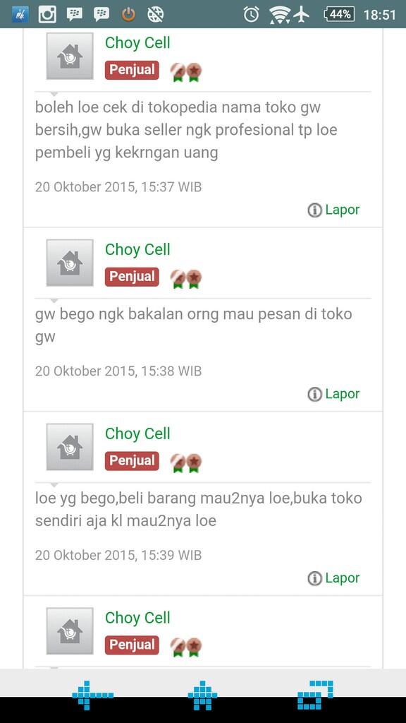 Jangan belanja sama seller ga tau malu, penipu dan psikopat