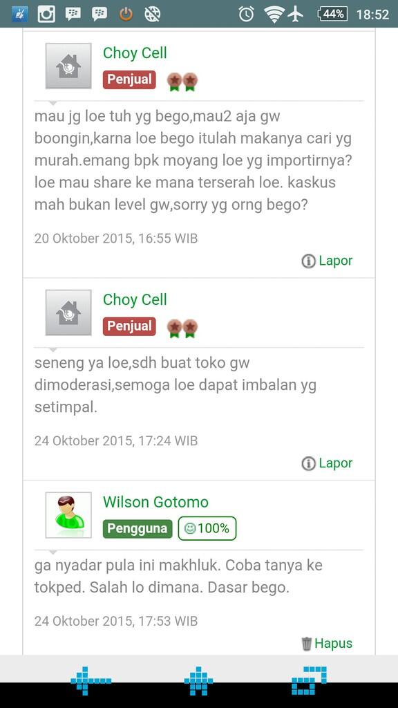 Jangan belanja sama seller ga tau malu, penipu dan psikopat