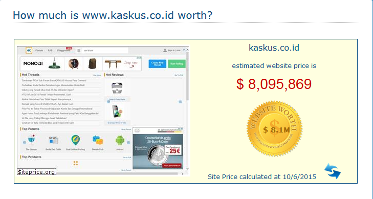 Terungkap Harga Domain Kaskus ketika dijual mencapai $8.000.000