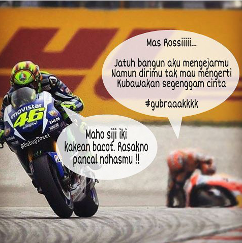 Kumpulan Meme Perseteruan Rossi, Marquez, dan Lorenzo