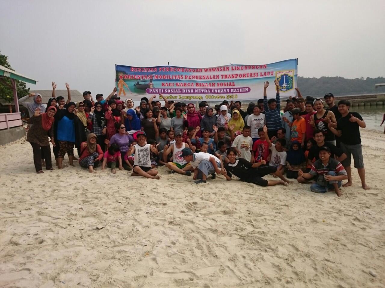 102 Orang Penyandang Disabilitas Lakukan Perjalanan ke Lampung