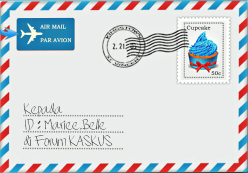 Surat Untuk sista Mariee.Belle