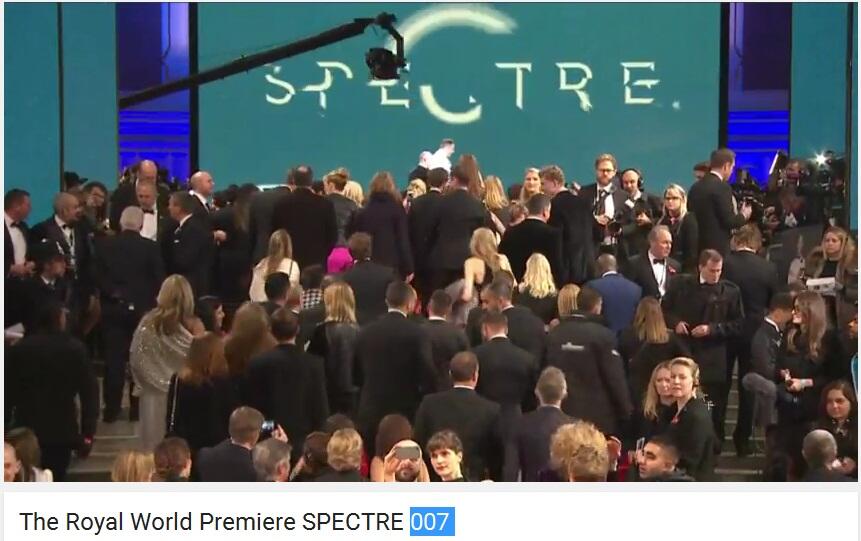 Premier Film James Bond 007 &quot;Spectre&quot;