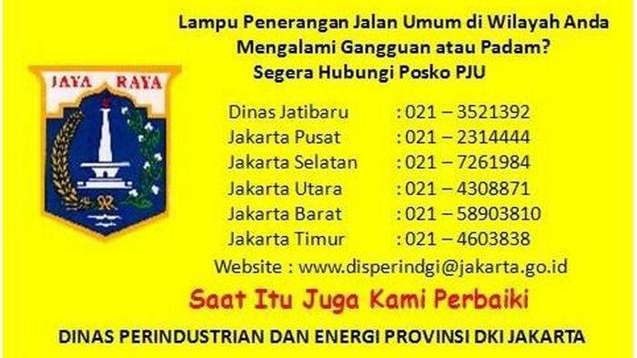 Lampu PJU (penerangan jalan umum) sdh 1 bulan padam tanpa ada perbaikan tuntas