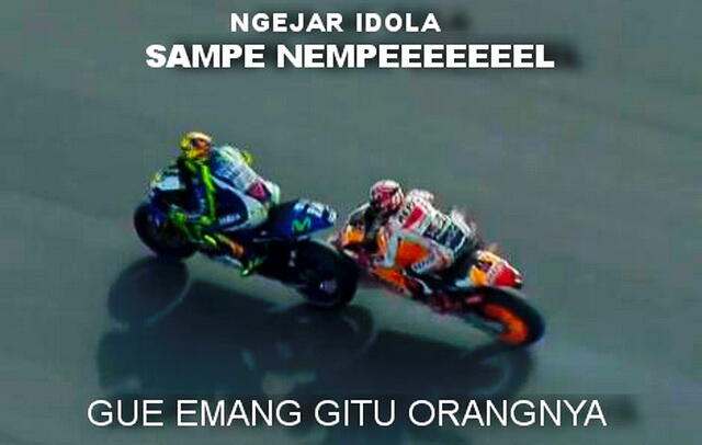 Insiden Rossi Vs Marquez Dinikmati Aja, Gan !