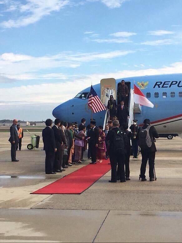 Foto Penyambutan Jokowi Berbanding Terbalik dengan SBY