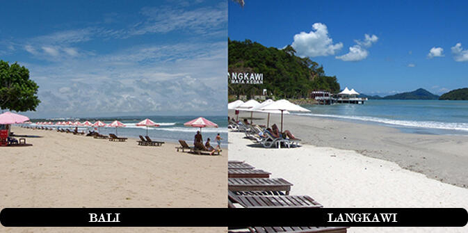 Bali (indonesia) vs Langkawi (malaysia)