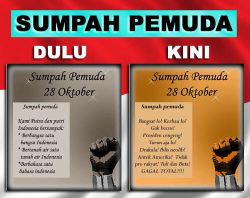 Deretan Meme Sumpah Pemuda: Lucu &amp; Menohok