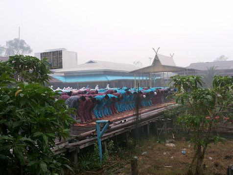 Hujan Pun Turun Saat Pelajar SMA di Riau Gelar Salat Minta Hujan