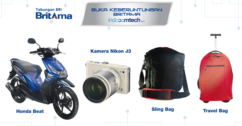 BANK BRI Hadirkan Promo Yang Menggiurkan di Indocomtech 2015