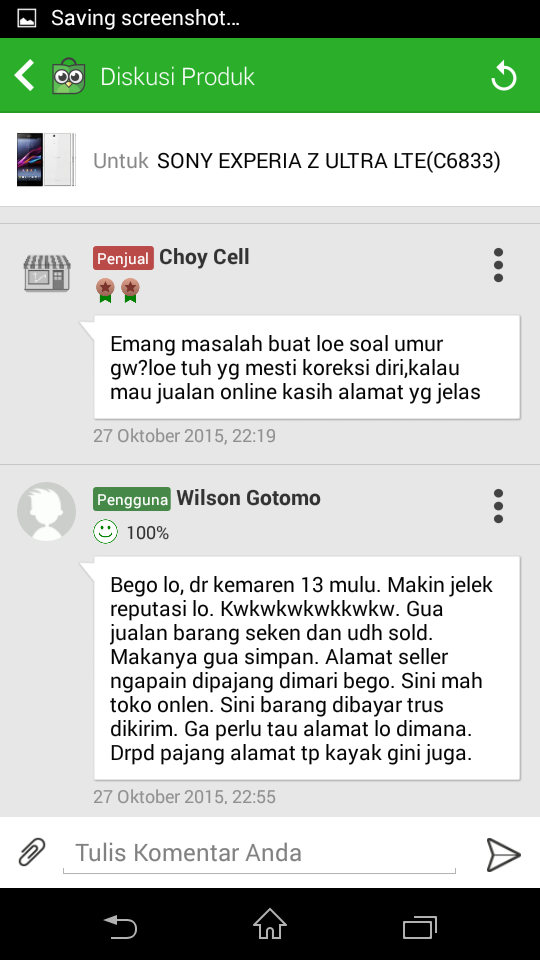 Jangan belanja sama seller ga tau malu, penipu dan psikopat