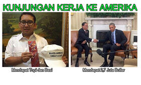 Kunjungan ke AS: Fadli dapat Topi dan Dasi, Jokowi dapat 2,7 Juta Dollar