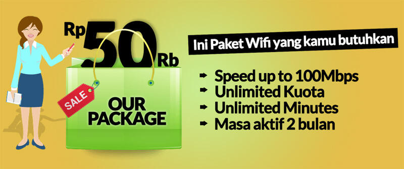 Trik Gratis 60 Menit Unlimited dan 1 Bulan Unlimited Internet WIFI.ID