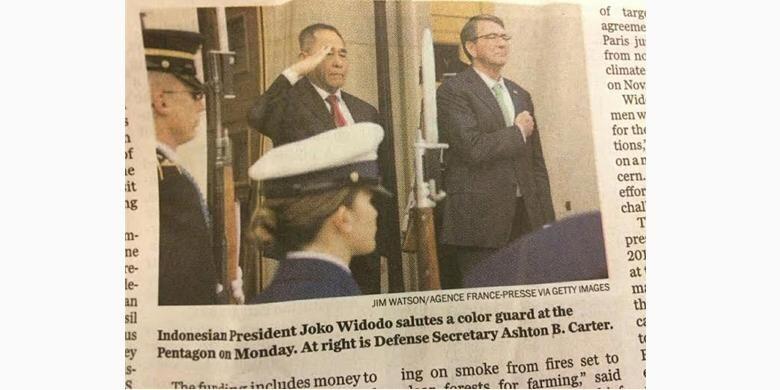 (:ngakaks )Foto Jokowi Tertukar di Washington Post, Ini Reaksi Istana